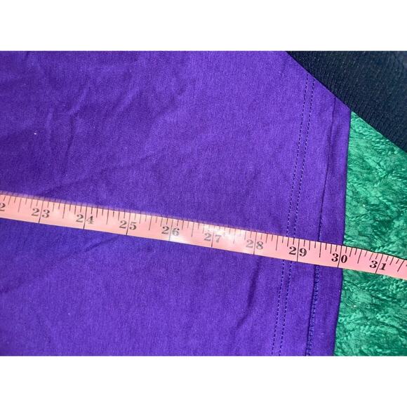 Vintage Arizona Shirt Native Art Artwork Feathers Graphic Purple Tee VTG 90s L - Picture 11 of 11